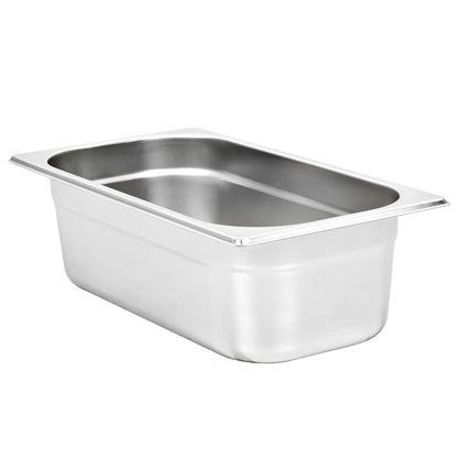 vidaXL Gastronorm Containers 8 pcs GN 1/3 100 mm Stainless Steel 3
