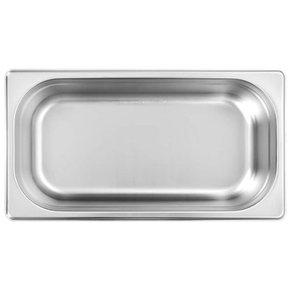 vidaXL Gastronorm Containers 8 pcs GN 1/3 100 mm Stainless Steel 5