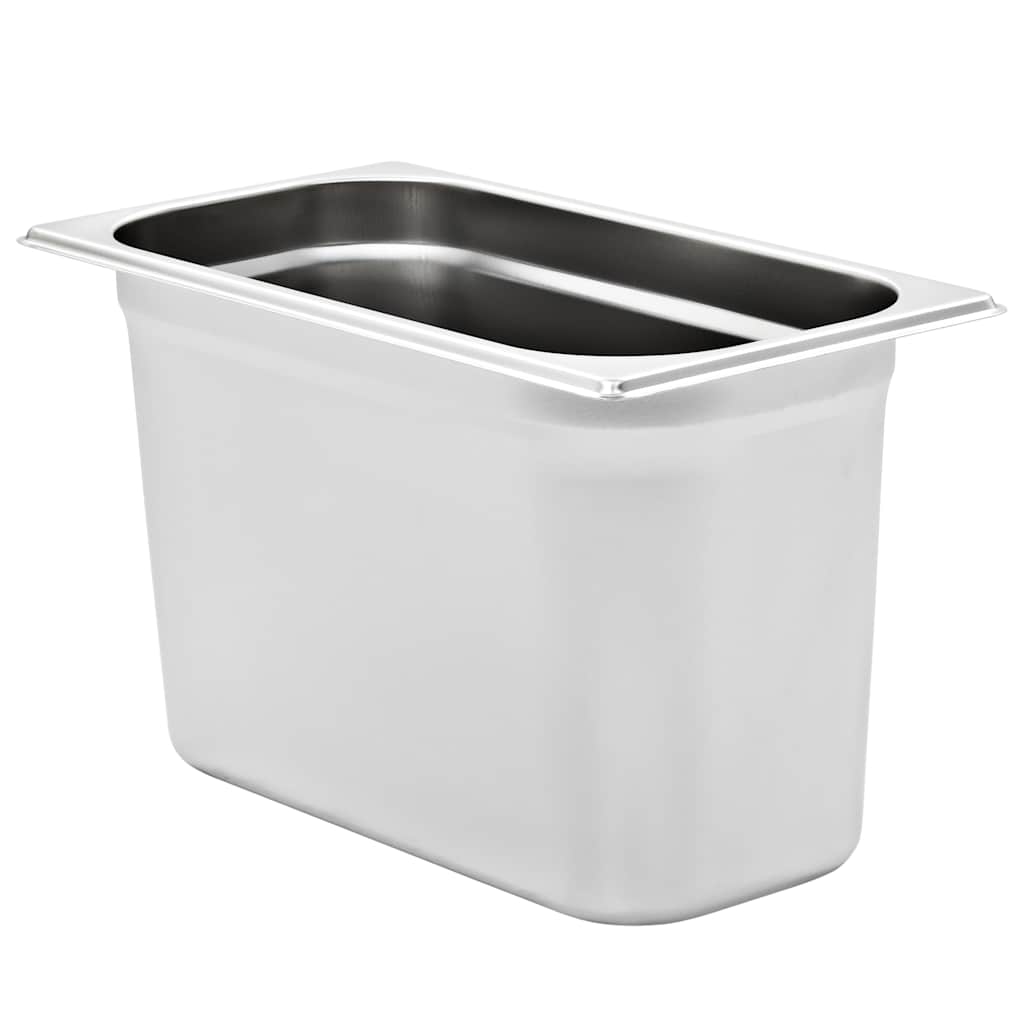 vidaXL Gastronorm Containers 4 pcs GN 1/3 200 mm Stainless Steel 3