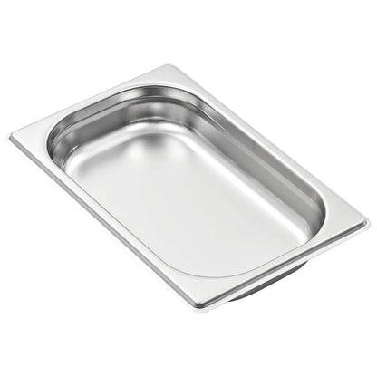 vidaXL Gastronorm Containers 12 pcs GN 1/4 40 mm Stainless Steel 4
