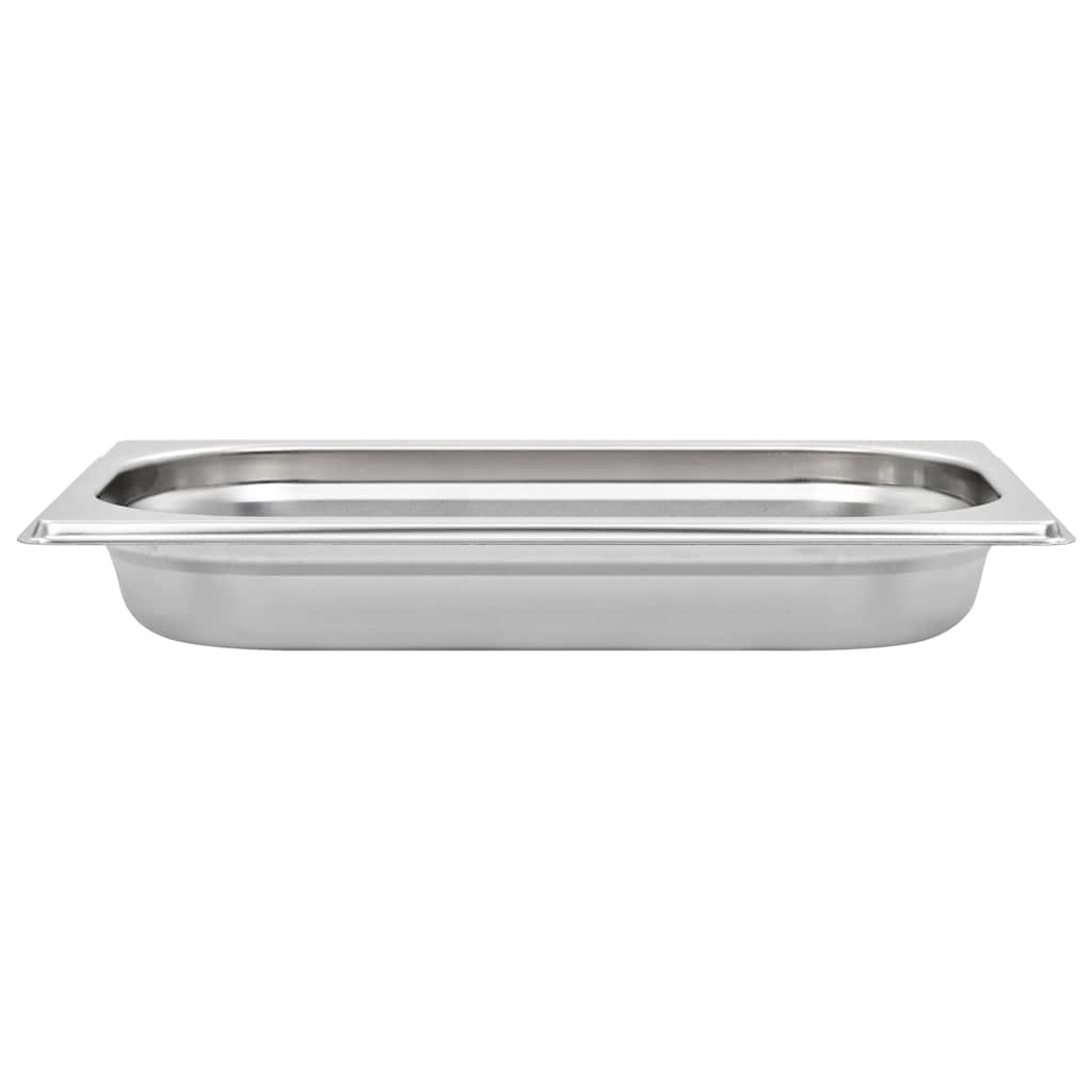 vidaXL Gastronorm Containers 12 pcs GN 1/4 40 mm Stainless Steel 6