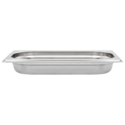 vidaXL Gastronorm Containers 12 pcs GN 1/4 40 mm Stainless Steel 6
