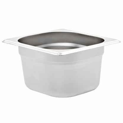 vidaXL Gastronorm Containers 12 pcs GN 1/6 100 mm Stainless Steel 3