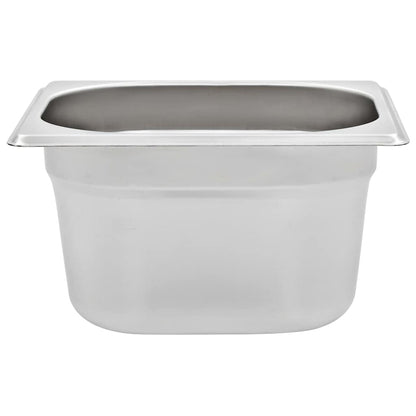 vidaXL Gastronorm Containers 12 pcs GN 1/6 100 mm Stainless Steel 5
