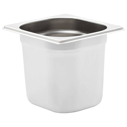 vidaXL Gastronorm Containers 8 pcs GN 1/6 150 mm Stainless Steel 3