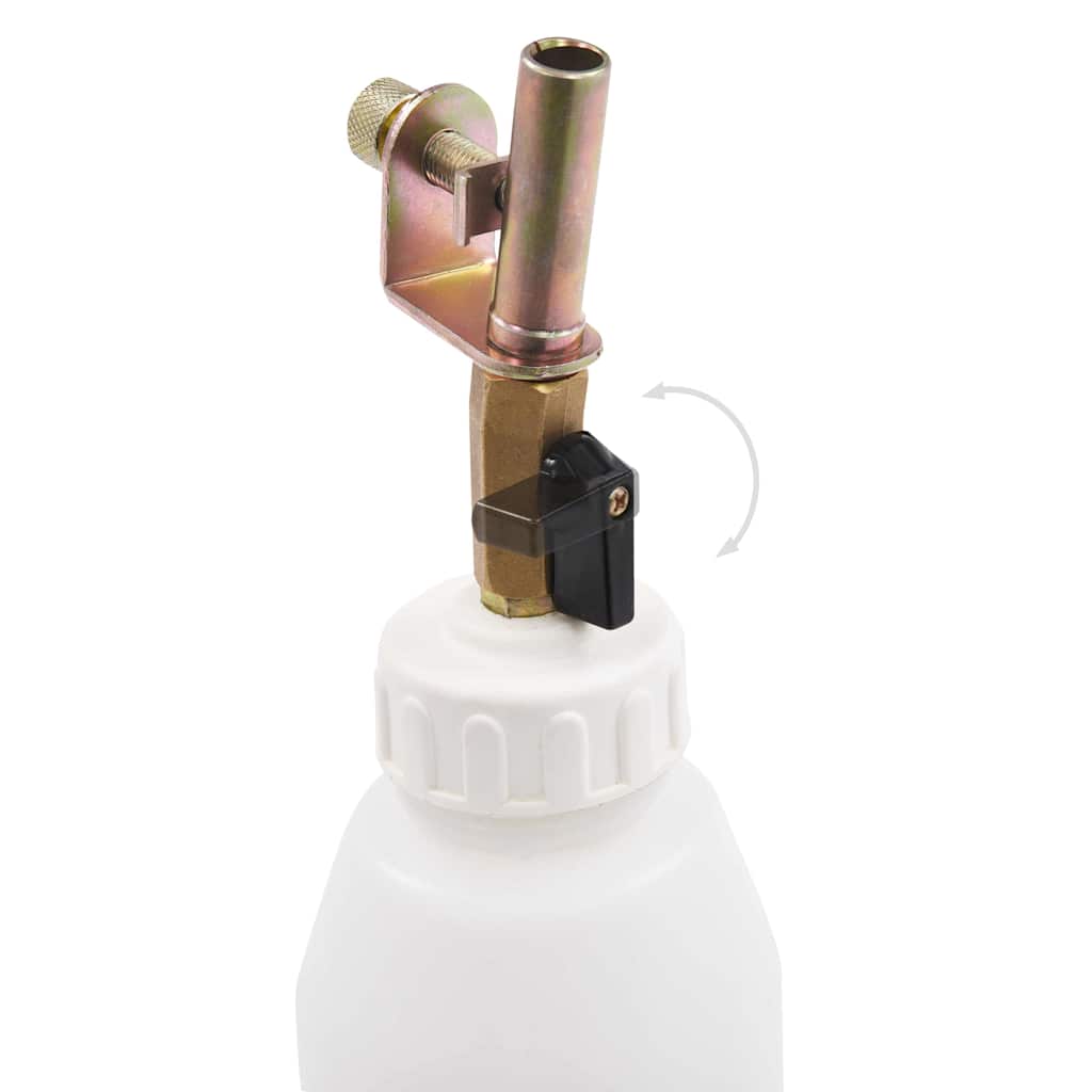 vidaXL Pneumatic Brake Bleeder Extractor Pump with Filler Bottle 2 L 6