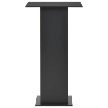 vidaXL Bar Table | Black | Engineered wood | Tall | Sleek | Bar Table | Square 3