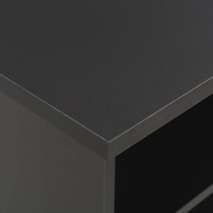 vidaXL Bar Table | Black | Engineered wood | Tall | Sleek | Bar Table | Square 4