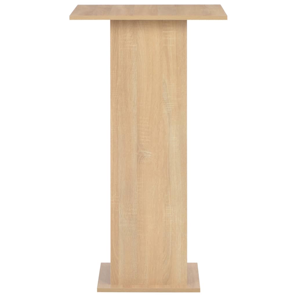 vidaXL Bar Table | Oak | Engineered Wood | 60 x 60 x 110 cm | Bar Table 3