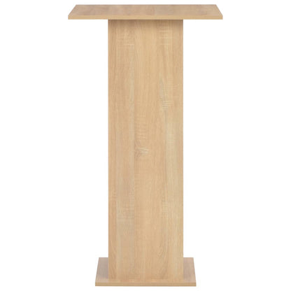 vidaXL Bar Table | Oak | Engineered Wood | 60 x 60 x 110 cm | Bar Table 3