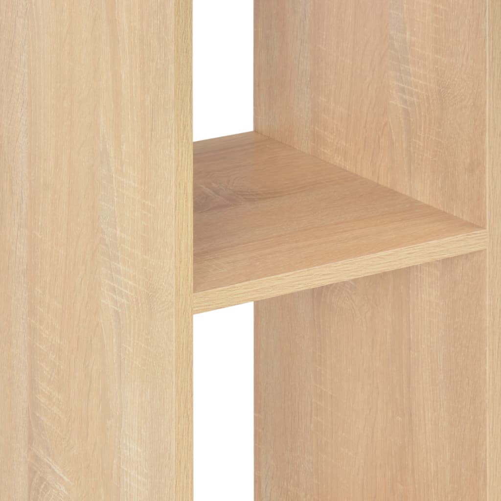 vidaXL Bar Table | Oak | Engineered Wood | 60 x 60 x 110 cm | Bar Table 5