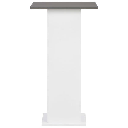 vidaXL Bar Table | White and Anthracite Grey | Engineered wood | Standard 3
