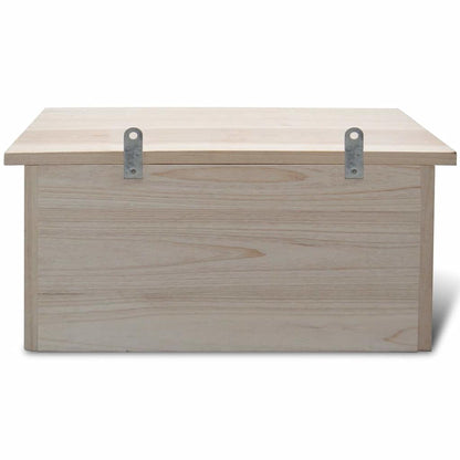 vidaXL Sparrow Houses 2 pcs Wood 44x15.5x21.5 cm 4