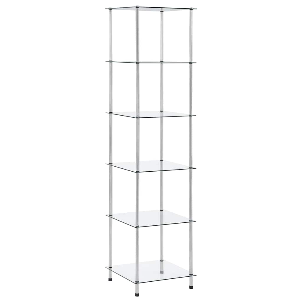 vidaXL Shelf | Transparent | Tempered Glass | Medium | Display Shelf 1