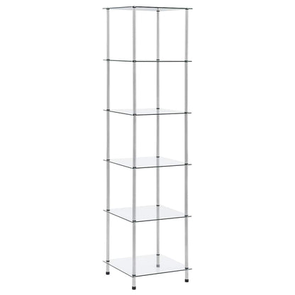 vidaXL Shelf | Transparent | Tempered Glass | Medium | Display Shelf 1