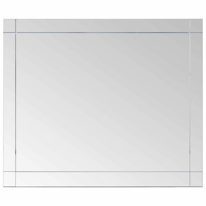 vidaXL Wall Mirror | Transparent | Glass | 80 x 60 cm | Minimalistic 2