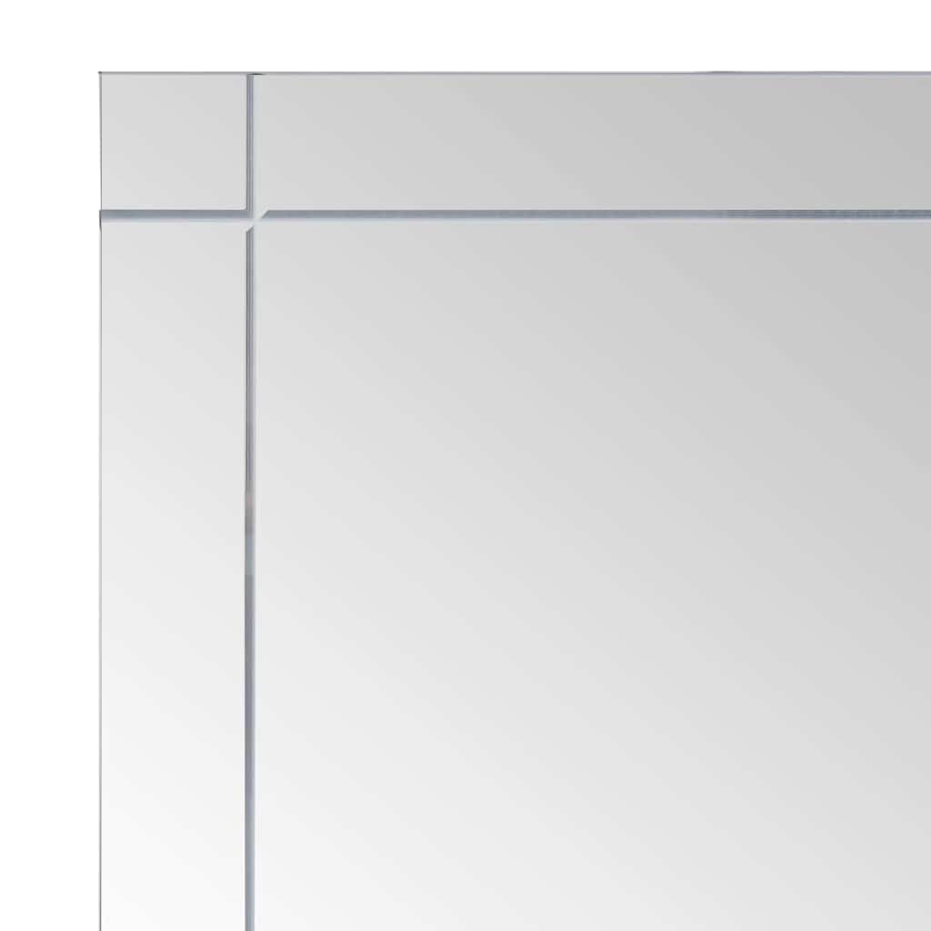 vidaXL Wall Mirror | Transparent | Glass | 80 x 60 cm | Minimalistic 5