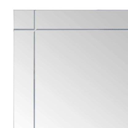 vidaXL Wall Mirror | Transparent | Glass | 80 x 60 cm | Minimalistic 5