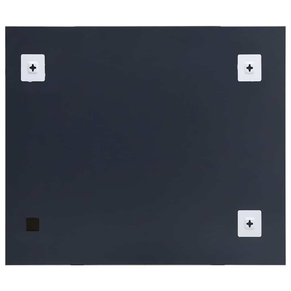 vidaXL Wall Mirror | Silver | Glass | 100x60 cm | Wall Mounting | Wall Mirror 4