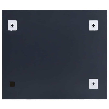 vidaXL Wall Mirror | Silver | Glass | 100x60 cm | Wall Mounting | Wall Mirror 4