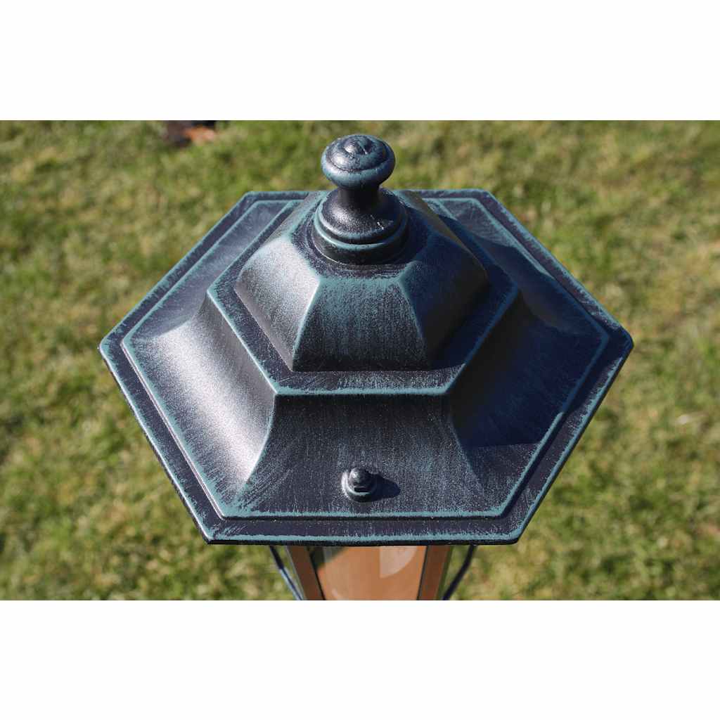 vidaXL Garden Light | Dark Green | Aluminium | Standard | Garden Light 4