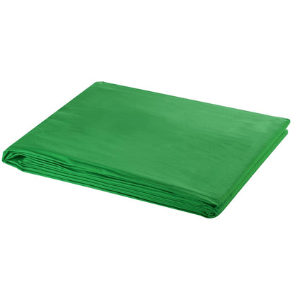 vidaXL Backdrop Cotton without Stand Green 500x300 cm Chroma Key 1
