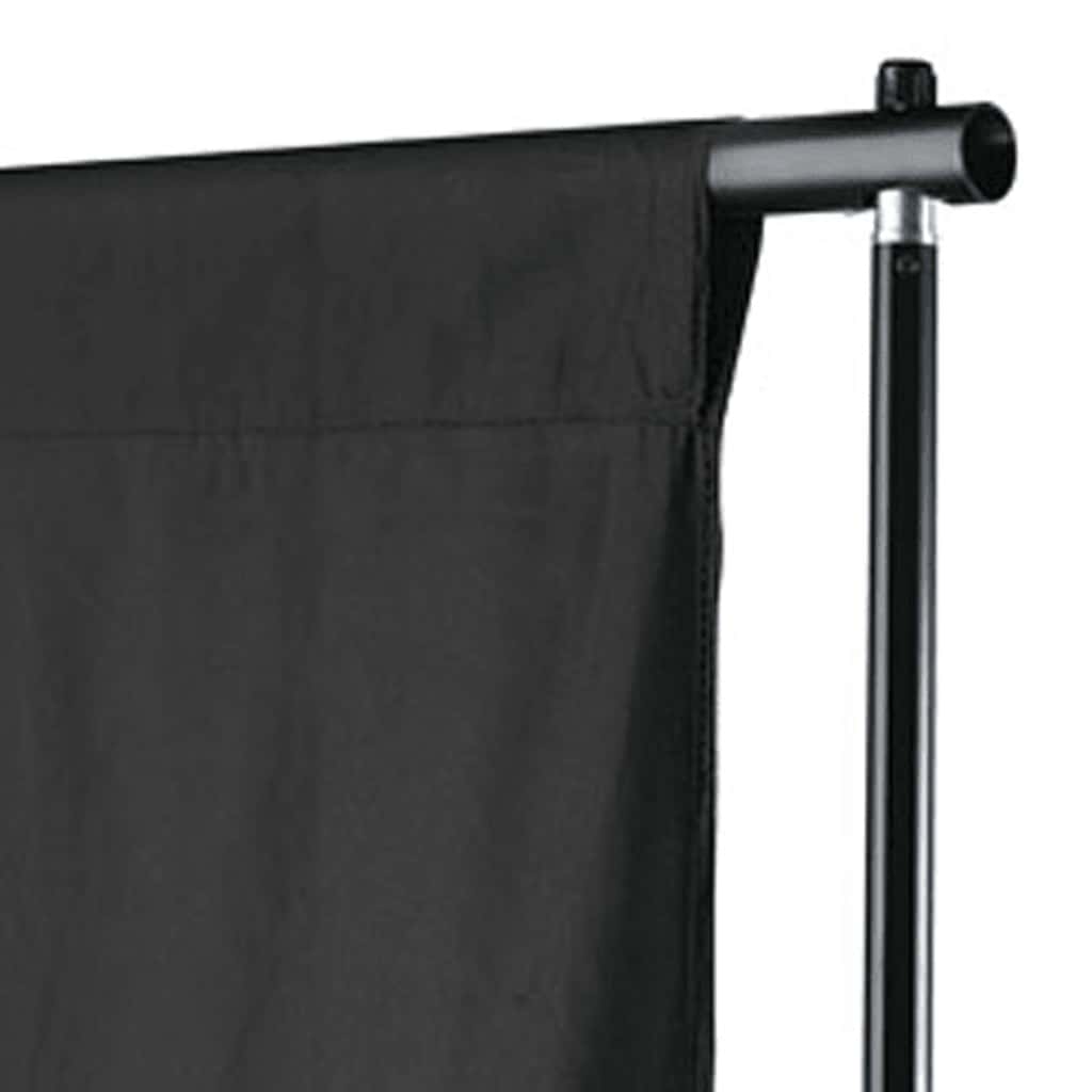 Backdrop Cotton without Stand Chroma Key Black 500 x 300 cm