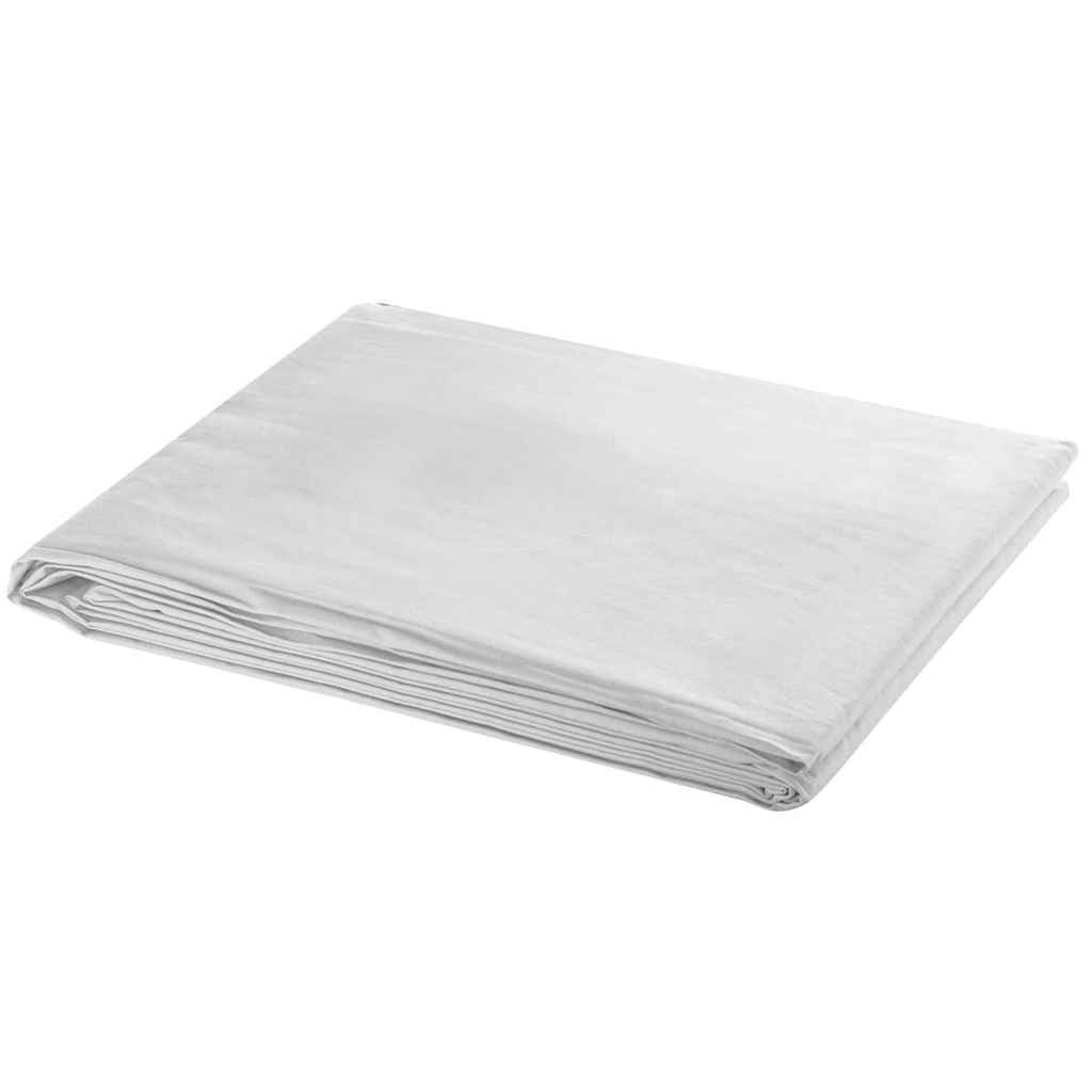 vidaXL Backdrop Cotton without Stand White 500x300 cm 1
