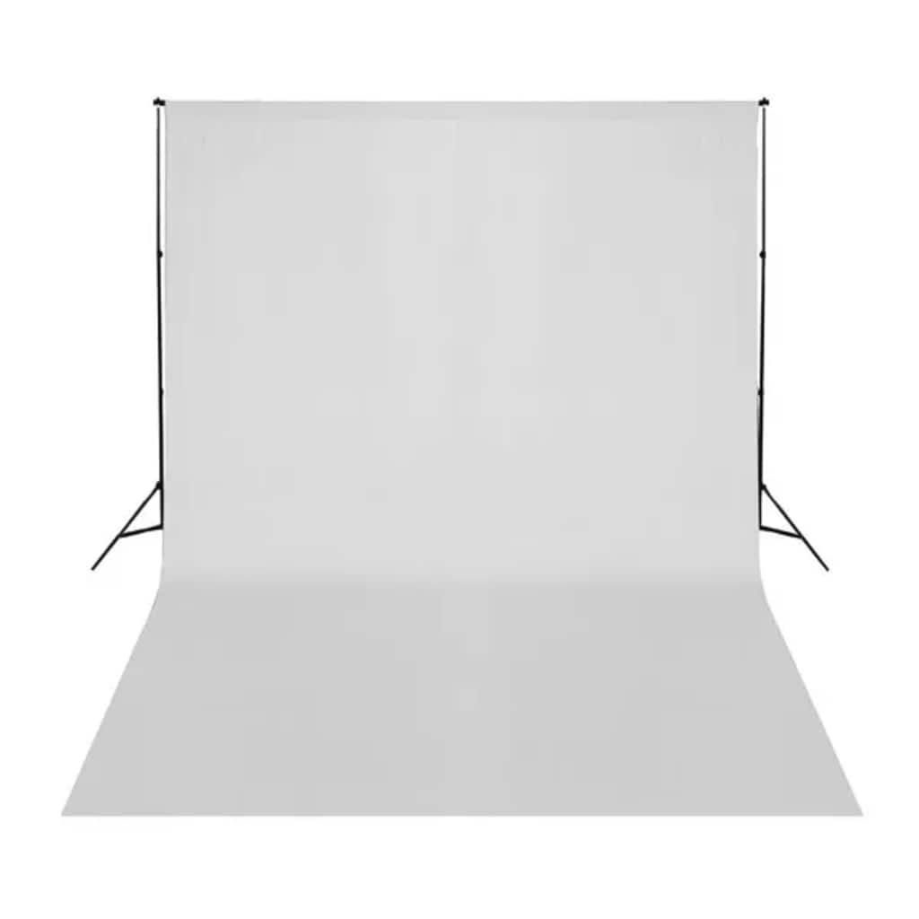 vidaXL Backdrop Cotton without Stand White 500x300 cm 2