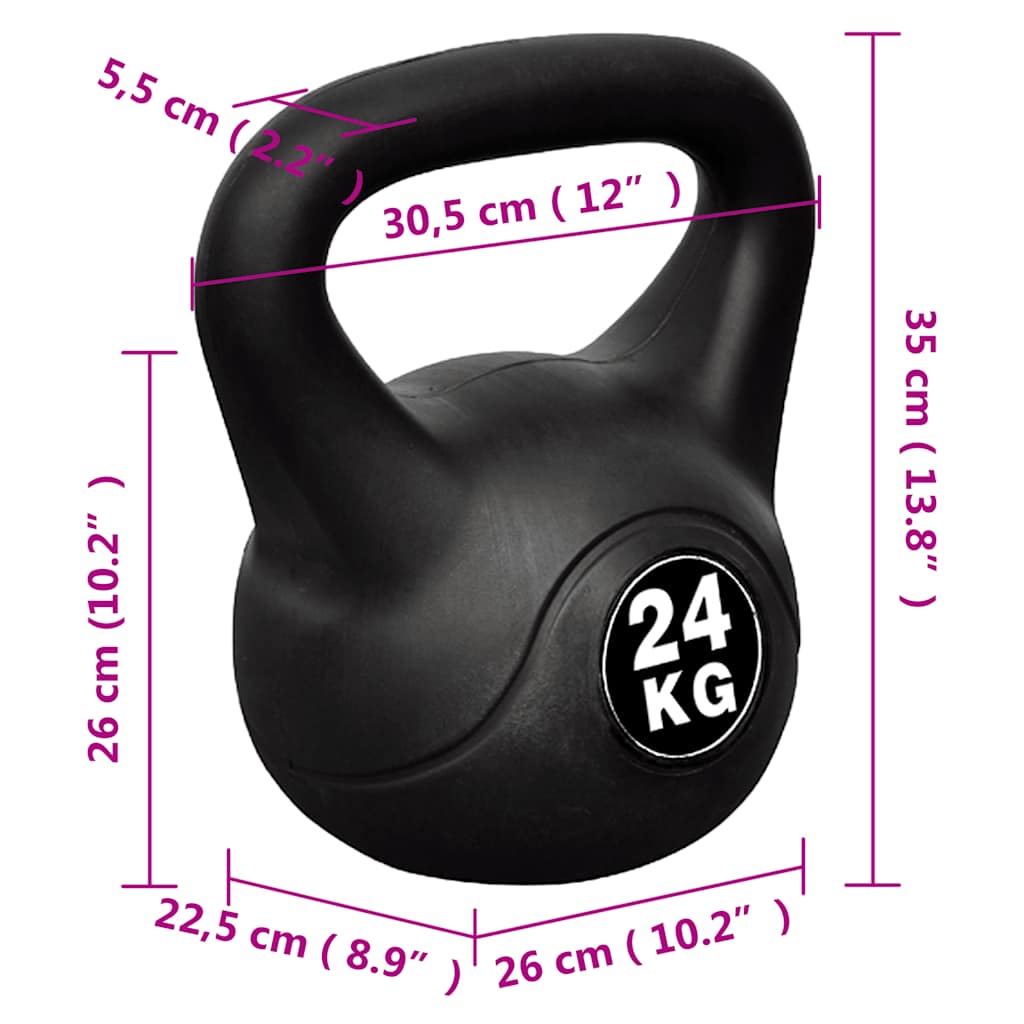vidaXL Kettle Bell 24 kg. 4