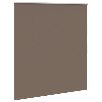 vidaXL Roller blind blackout 144.4x175 cm Fabric Width 140 cm coffee 3