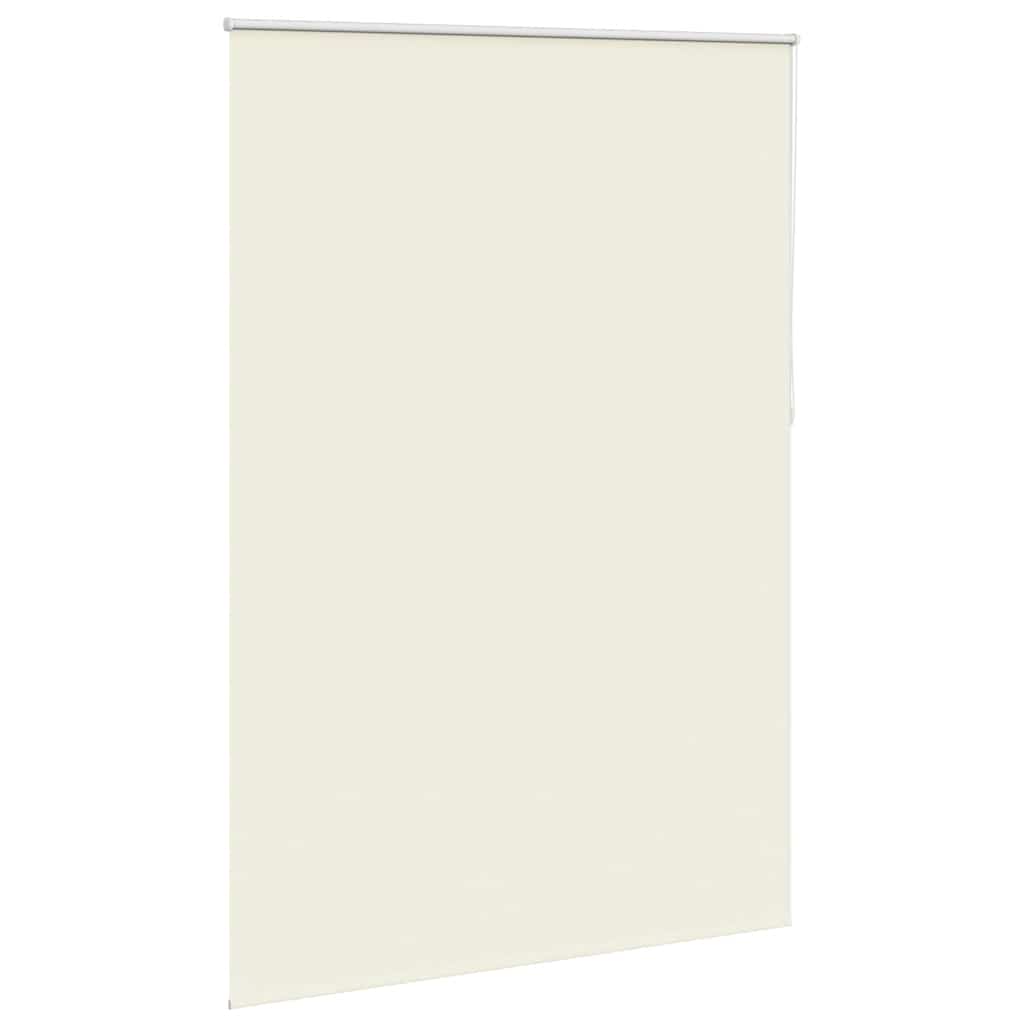 vidaXL Roller blind blackout 144.4x230 cm Fabric Width 140 cm off white 3