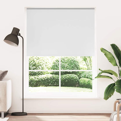vidaXL Roller blind blackout 164.4x230 cm Fabric Width 160 cm white 1