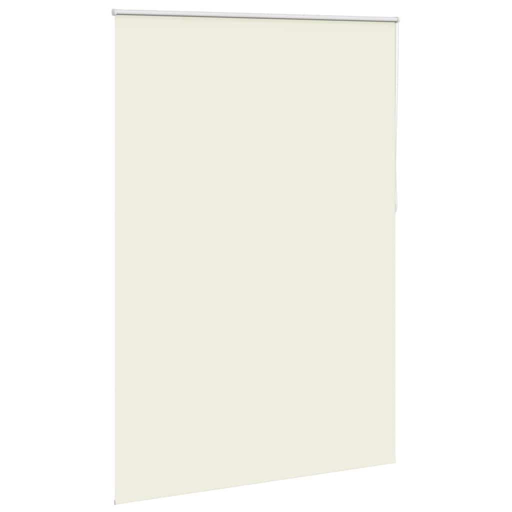 vidaXL Roller blind blackout 164.4x230 cm Fabric Width 160 cm off white 3