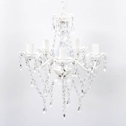 vidaXL Artificial Crystal Glass Ceiling Light | Transparent 1