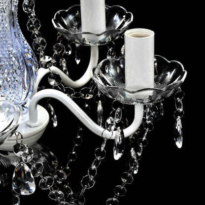 vidaXL Artificial Crystal Glass Ceiling Light | Transparent 5