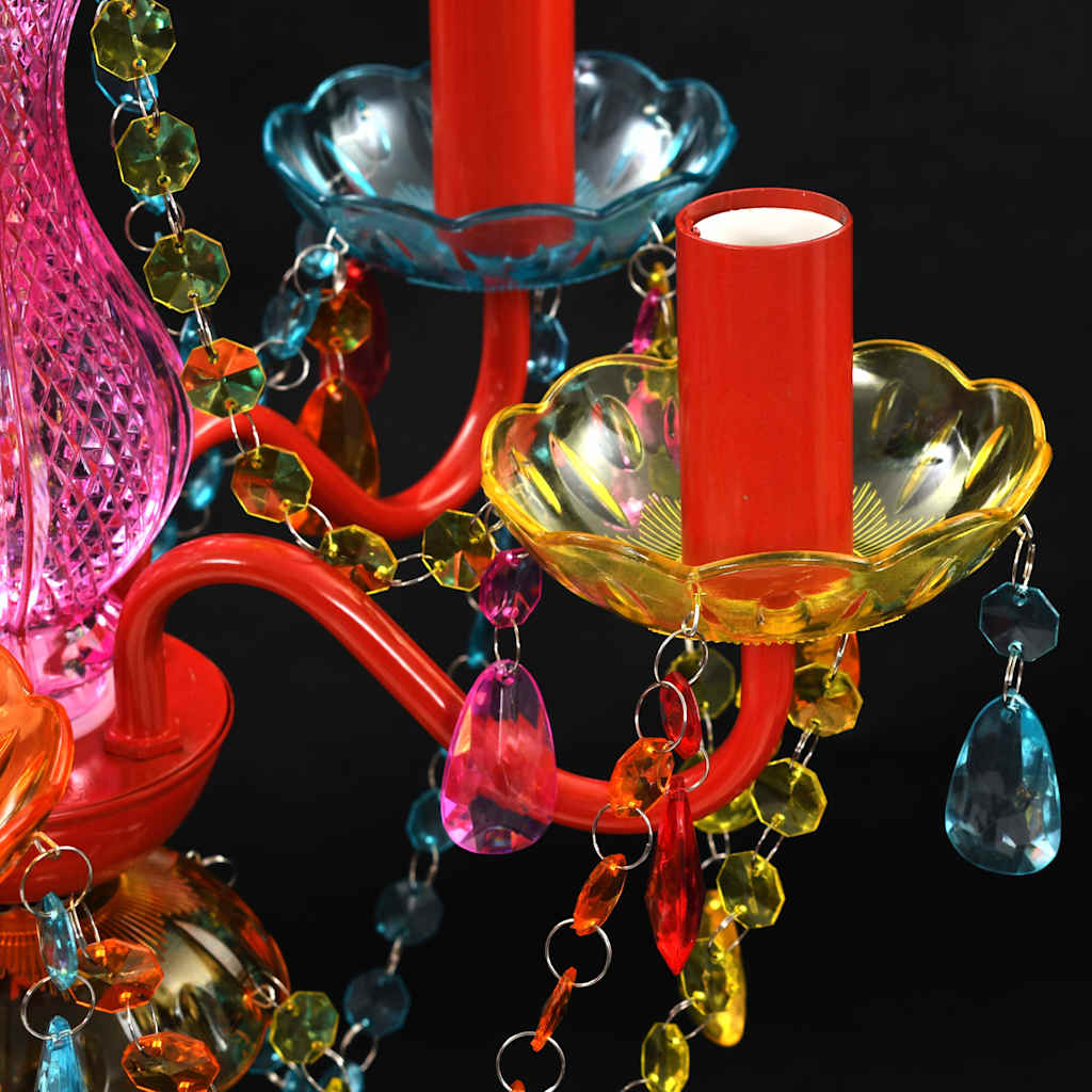 vidaXL Artificial Crystal Glass Ceiling Light | Multicolour 5