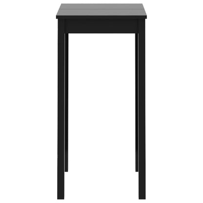 vidaXL Bar Table MDF Black 55x55x107 cm 3