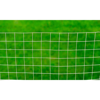 vidaXL Chicken Wire Fence Galvanised Steel 25x1 m Silver 3
