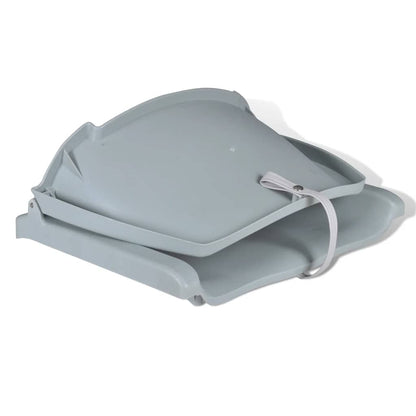 vidaXL Boat Seat Foldable Backrest No Pillow Grey 48x51x41 cm 3