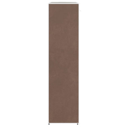 vidaXL Fabric Wardrobe with Compartments and Rods 45x150x176 cm Brown 5