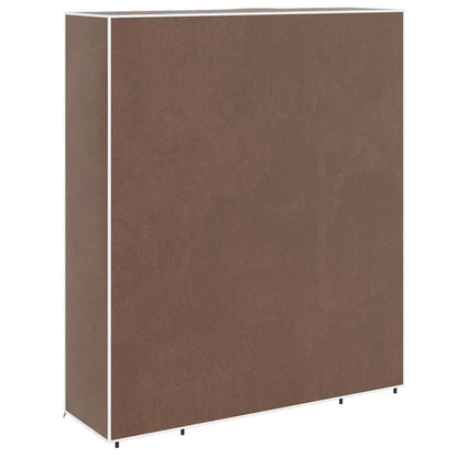 vidaXL Fabric Wardrobe with Compartments and Rods 45x150x176 cm Brown 6