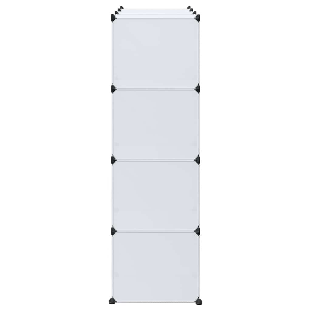 vidaXL Modular Cabinet with 9 Compartments 109x36,5x143 cm White 4
