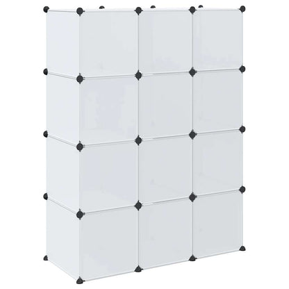 vidaXL Modular Cabinet with 9 Compartments 109x36,5x143 cm White 5