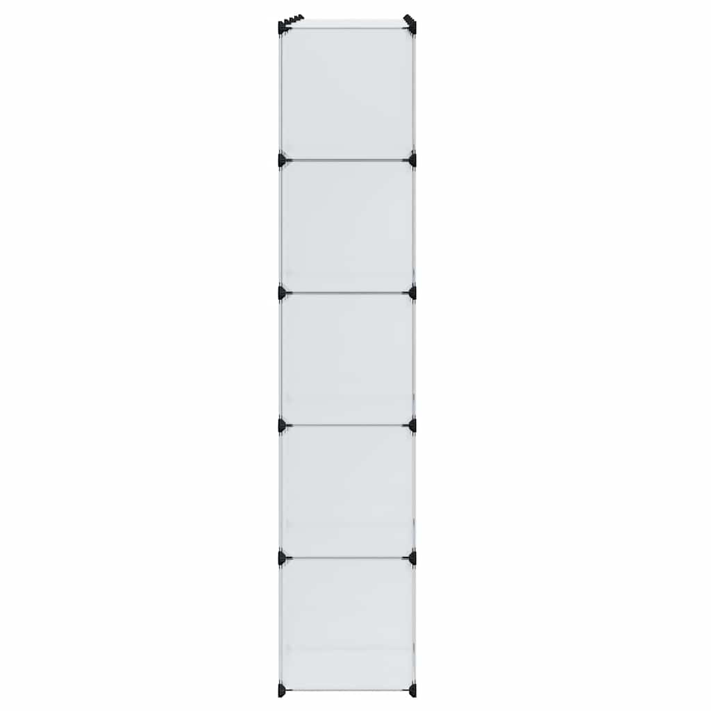 vidaXL Modular Storage | White | Plastic, Chromed Steel | Large | Modular 5