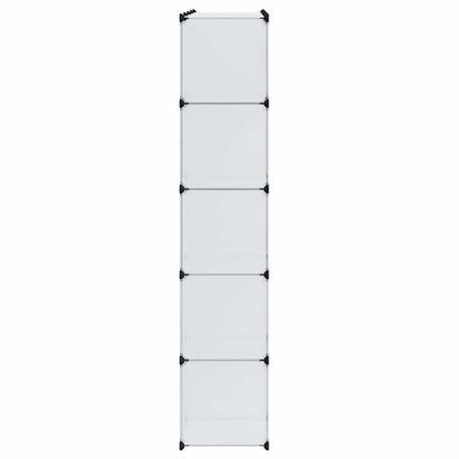 vidaXL Modular Storage | White | Plastic, Chromed Steel | Large | Modular 5