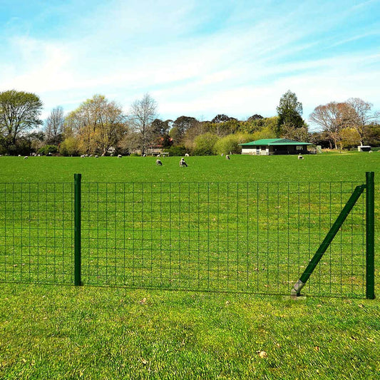 Euro Fence Steel Green