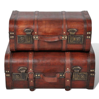vidaXL Storage Box | Brown | Plywood | Large and Small | Storage Trunk 2