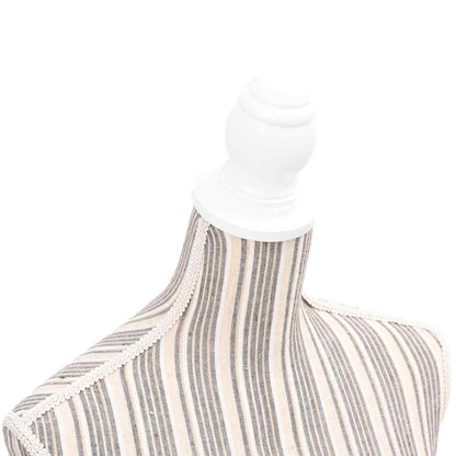 vidaXL Female Mannequin | Beige with stripes 5