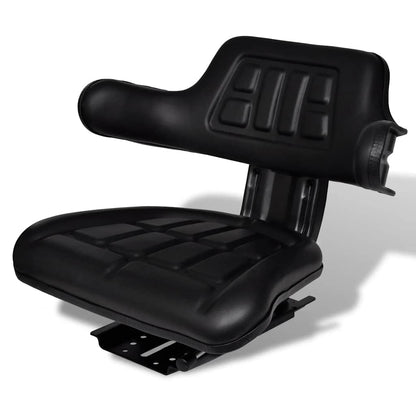 vidaXL Tractor Seat | Black | Steel | Standard | Adjustable Armrests 1